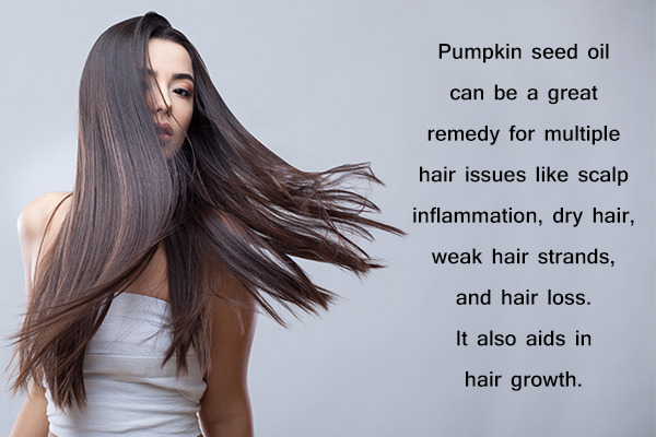 how pumpkin seed oil benefits hair health?