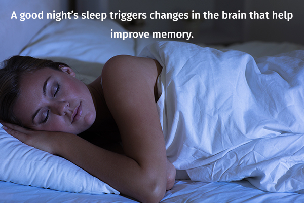 get sound sleep to improve your memory and brain health