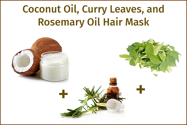 coconut oil, curry leaves, and rosemary oil to help repair hair damage