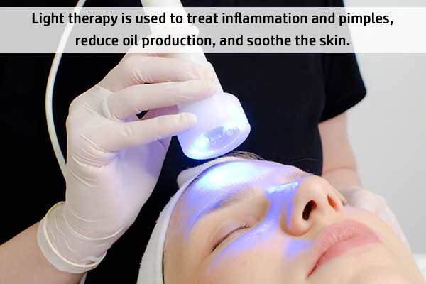 light therapies available for treating hormonal acne