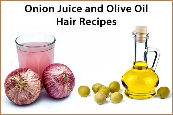 easy onion juice and olive oil hair recipes