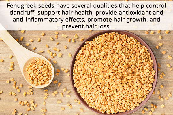 fenugreek hair benefits and uses