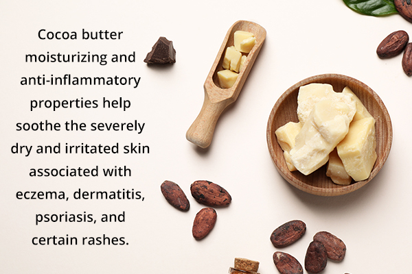 cocoa butter dermatological benefits