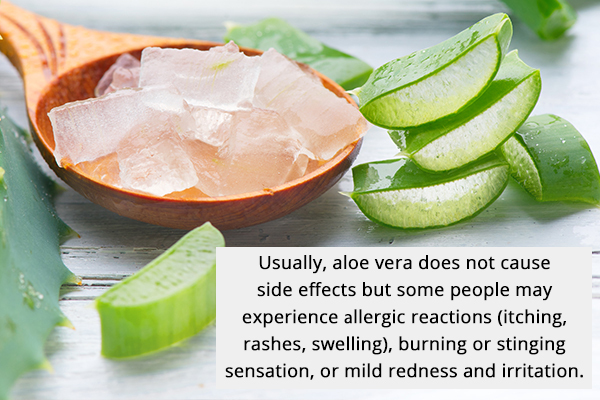 possible side effects of aloe vera usage on hair