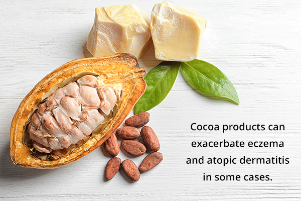 possible side effects of using cocoa butter products