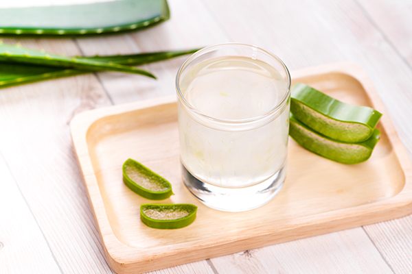 drink aloe vera juice to help resolve acidity issues
