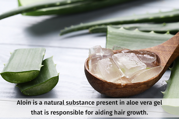 aloe vera gel can help boost eyebrow hair growth