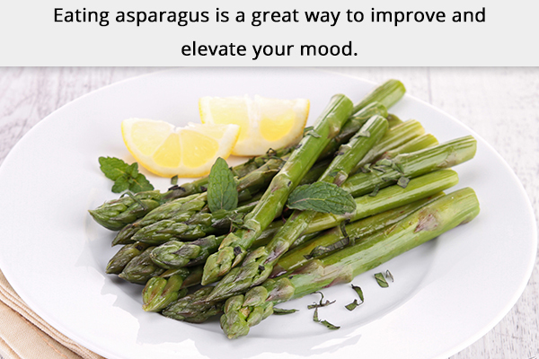 eat asparagus to help prevent depression and boost your mood