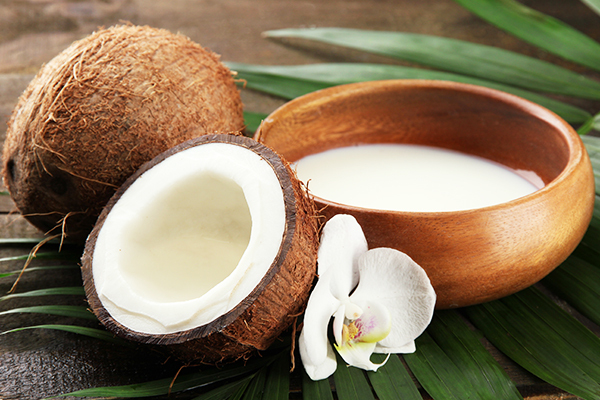 coconut milk can help condition your hair