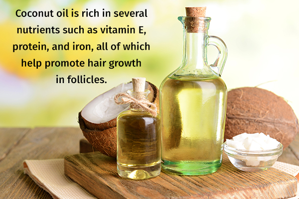 coconut oil usage can help promote eyebrow hair growth