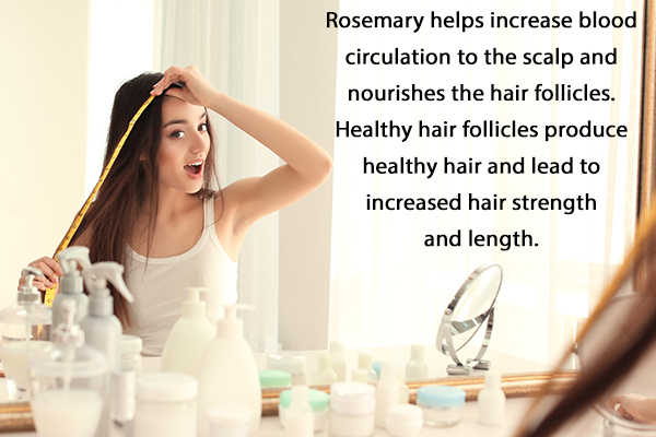 can rosemary water help in hair growth?