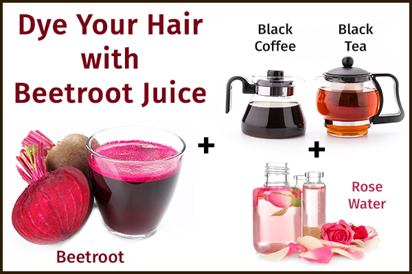 how you can dye your hair with beetroot juice