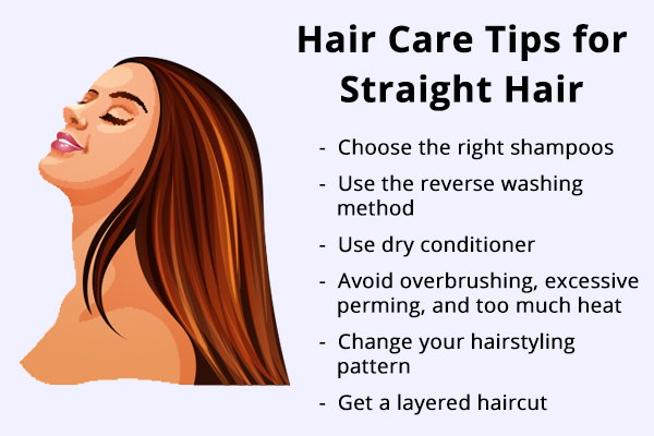hair care tips for people with straight hair