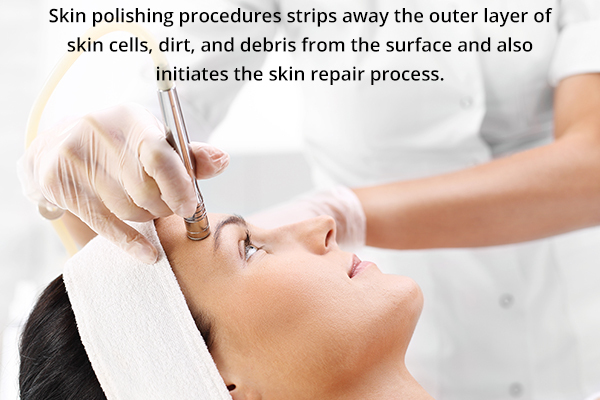 how does skin polishing work for exfoliating your skin?