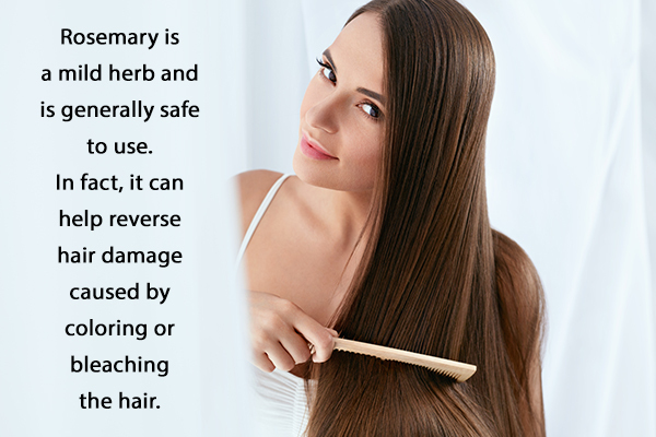 safety and efficacy of rosemary hair rinse for color-treated hair