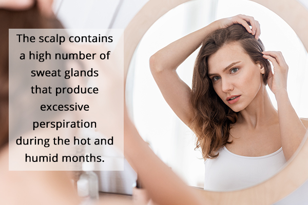 keep your scalp properly ventilated to prevent excessive sweating