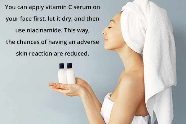 should you layer niacinamide before/after vitamin C?