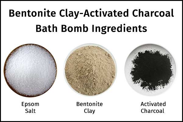 bentonite clay and activated charcoal bath bomb ingredients