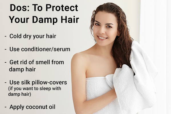 what you can do to protect your damp hair?