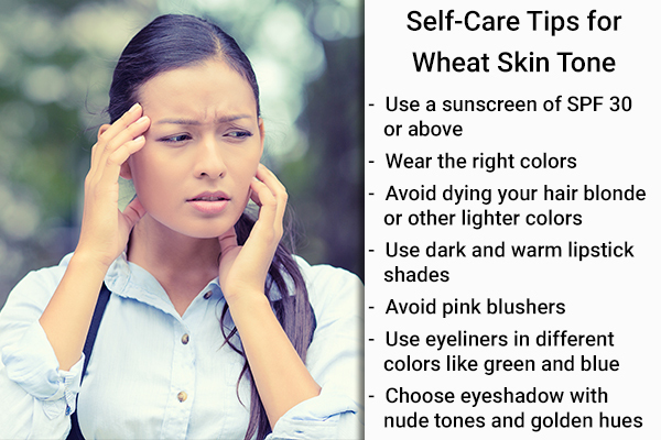 self-care tips for wheatish skin tone