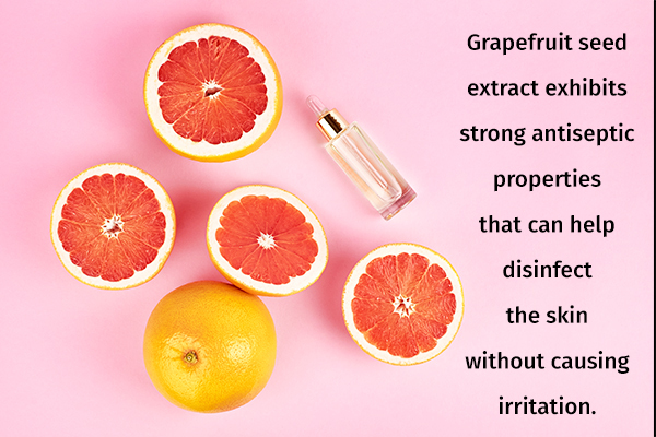 applying grapefruit seed extract on skin can help manage impetigo