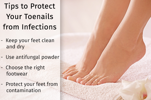 tips to protect your toenail from infections