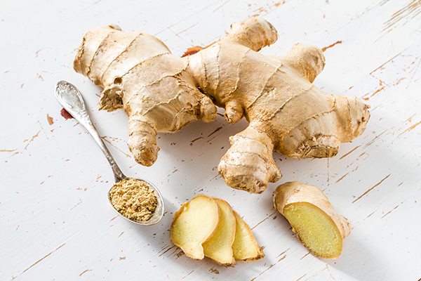 ginger can help brighten your skin tone
