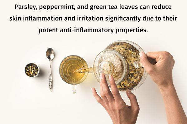 herbal teas can help relieve symptoms of hives