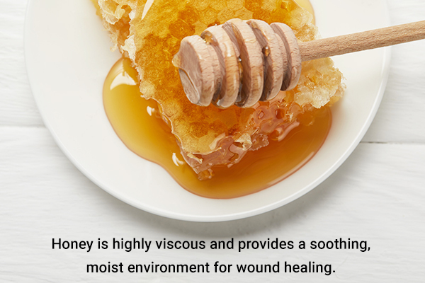honey usage can help in wound healing