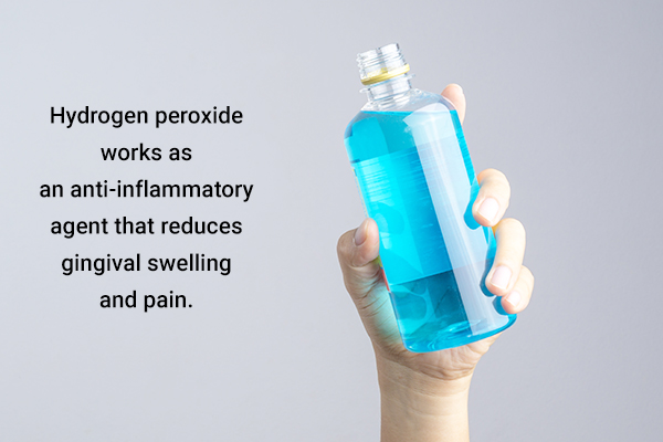 hydrogen peroxide can be used to safeguard oral health