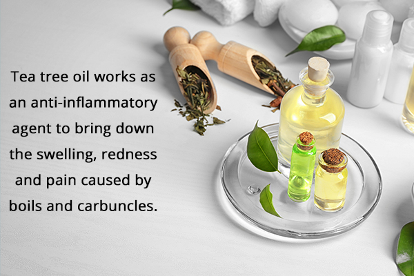 use tea tree oil to help heal carbuncles