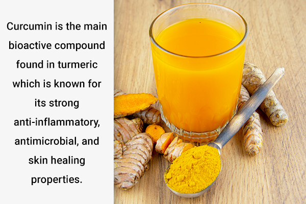 turmeric usage can help relieve burning sensation in the feet
