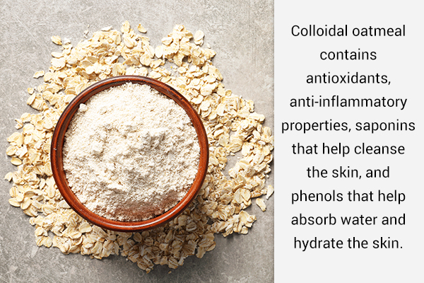 taking a colloidal oatmeal bath can help with poison ivy rashes
