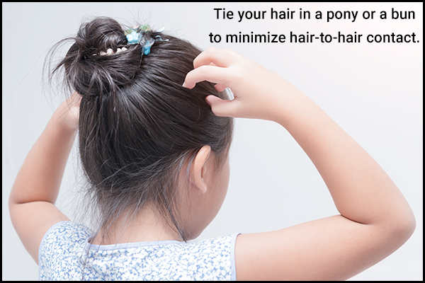 preventative tips against head lice