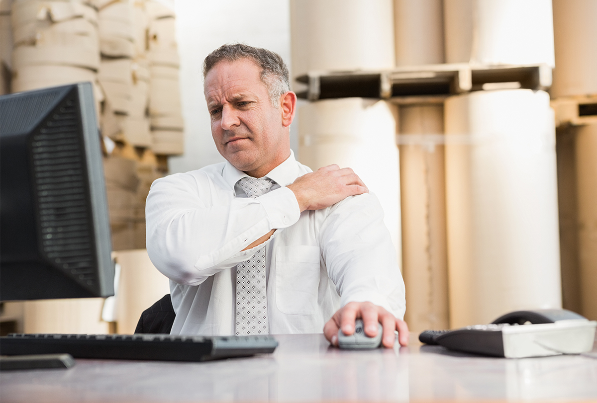 prevent and reduce work-related shoulder pain