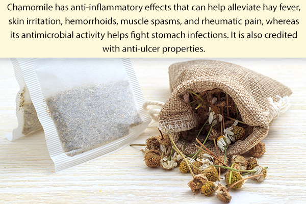 try equiping chamomile in your natural first-aid kit