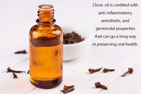 try equiping clove oil in your natural first-aid kit