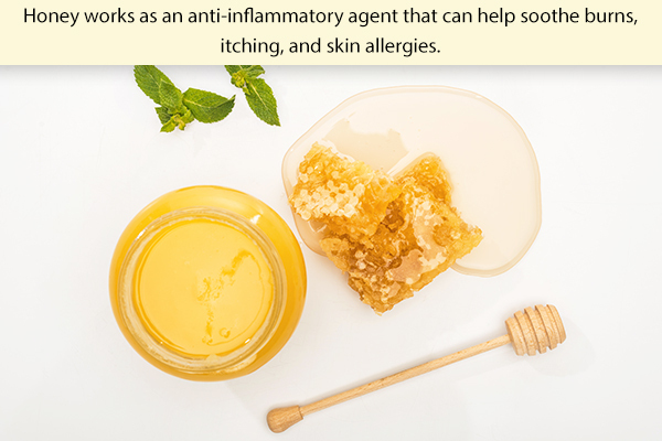 try equiping honey in your natural first-aid kit