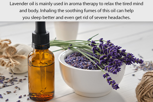 try equiping lavender oil in your natural first-aid kit