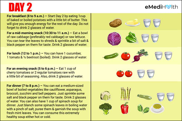 a sample of the GM diet plan – day 2