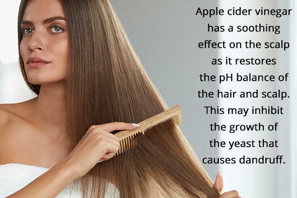 apple cider vinegar usage can help further nourish your hair health