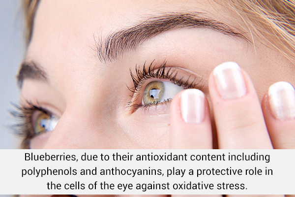 blueberries consumption can help improve your vision and eye health