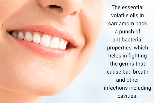 cardamom promotes dental hygiene and promotes bad breath