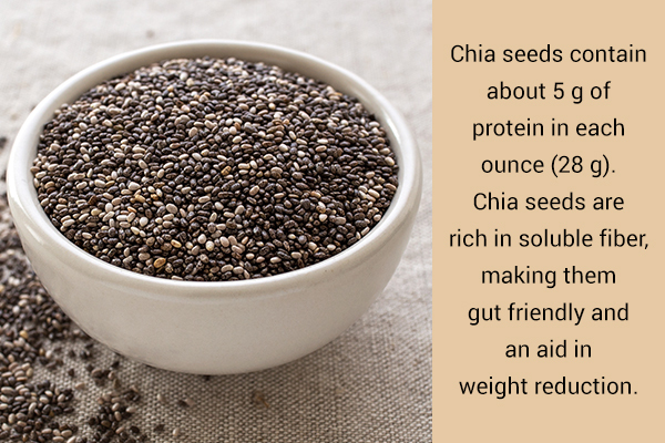 chia seeds can fulfill protein requirements for vegetarians