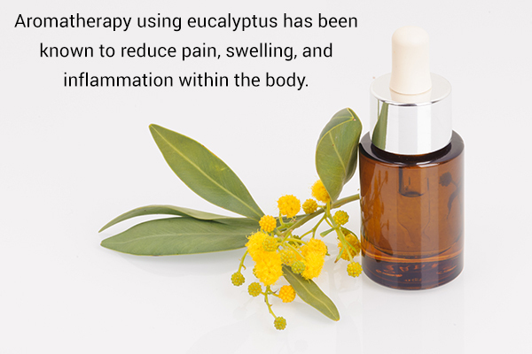 aromatherapy using eucalyptus can soothe arthritis inflammation