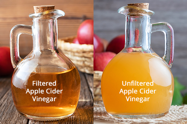 filtered versus unfiltered apple cider vinegar