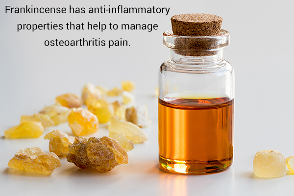 frankincense can be used to soothe arthritis-induced pain