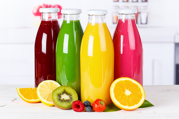 fruit juices, smoothies contain a lot of sugar and lead to weight gain