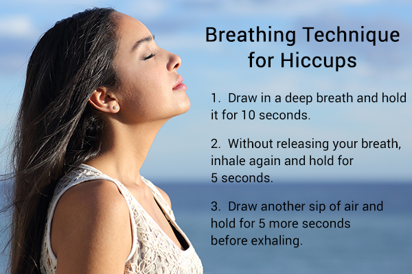 holding your breath for a while can help stop hiccups