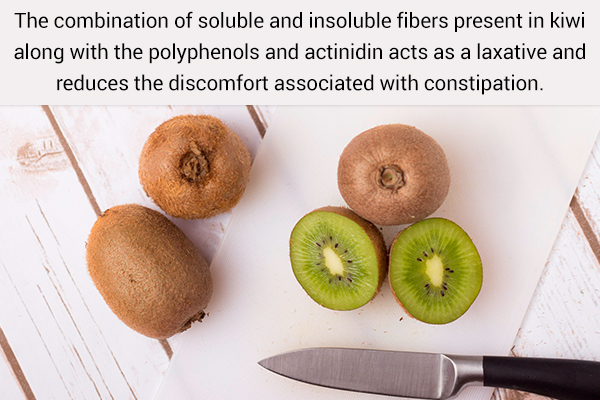 kiwis are a fruit known to contain laxative properties